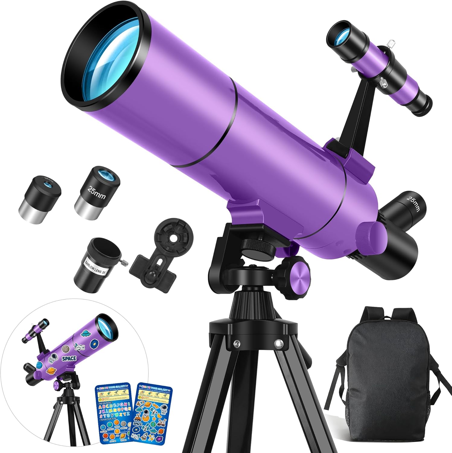 Dianfan 80×500 — Beginner Travel Telescope